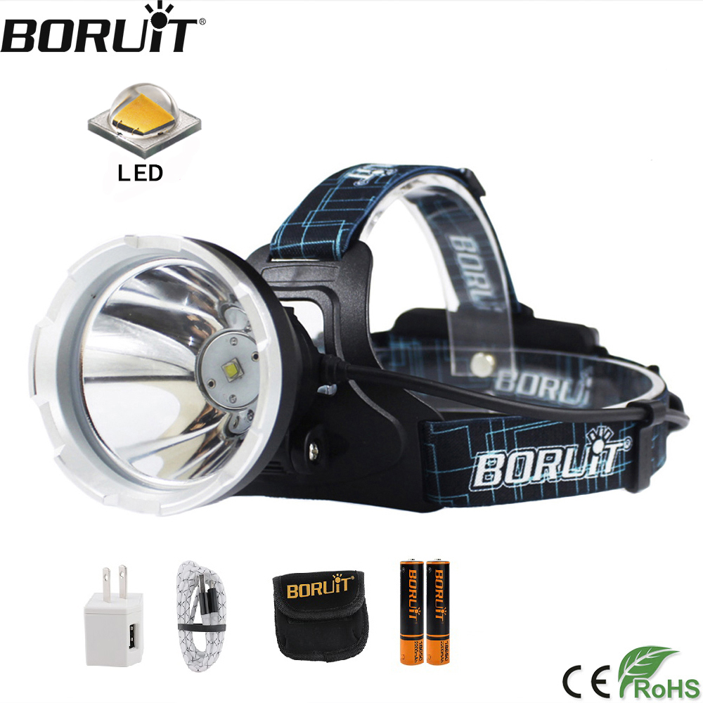 Fish Finder Charger - BORUIT B10 süper parlak LED far