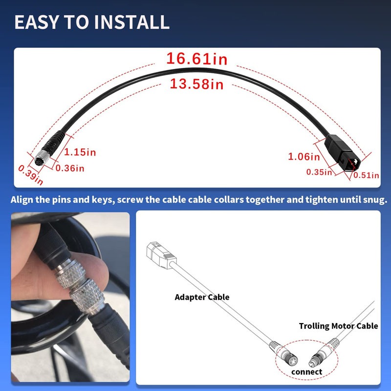 Evrensel Sonar Dönüştürücü Ada - Fish Finder Cable incelemesi ve fiyatı
