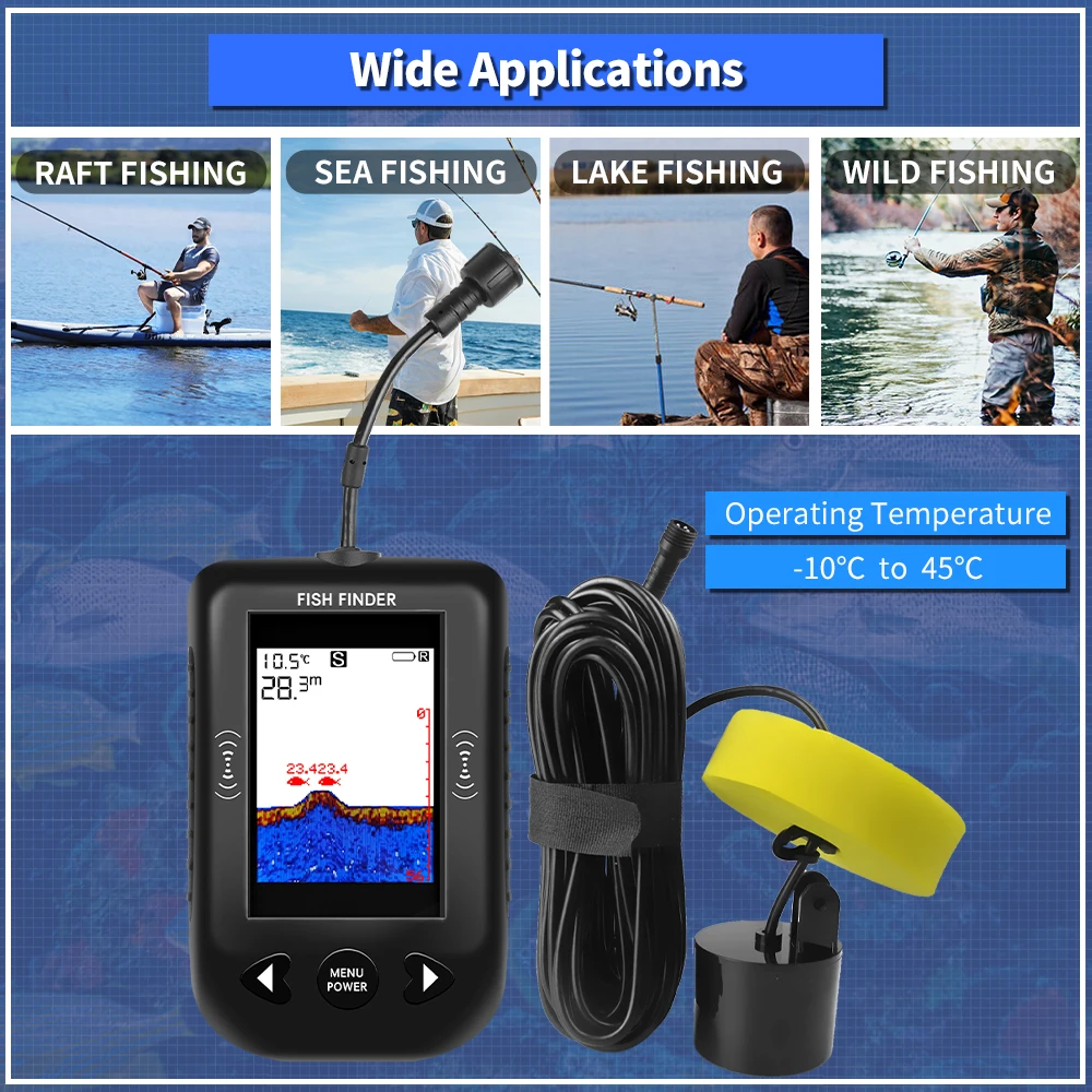 Erchang XF03 Balık Bulucular 4 - Fish Finder Transducer incelemesi ve fiyatı